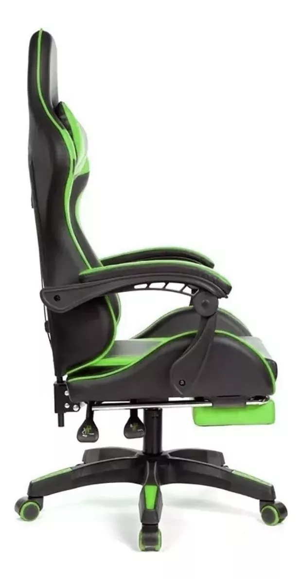 Reclining Gamer Chair with 3D Swivel Armrest and Pad