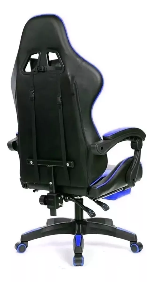 Reclining Gamer Chair with 3D Swivel Armrest and Pad