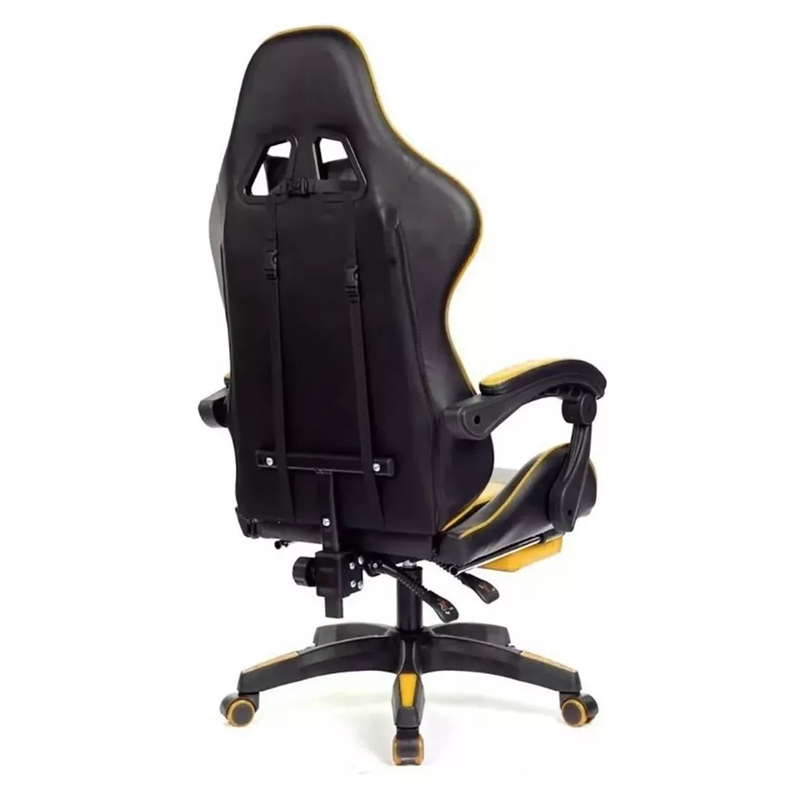 Reclining Gamer Chair with 3D Swivel Armrest and Pad