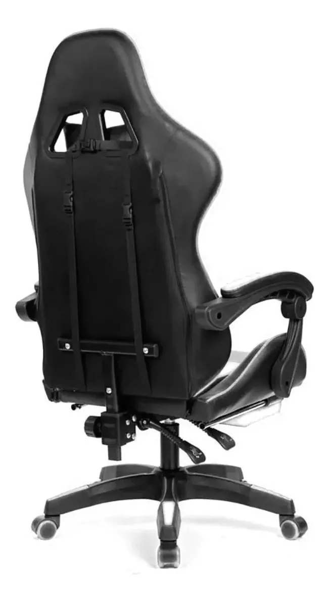 Reclining Gamer Chair with 3D Swivel Armrest and Pad