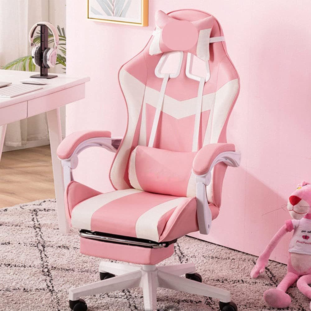 Office Chair High Back Computer Chair Leather Desk Chair Racing Executive Ergonomic Adjustable Swivel Task Chair