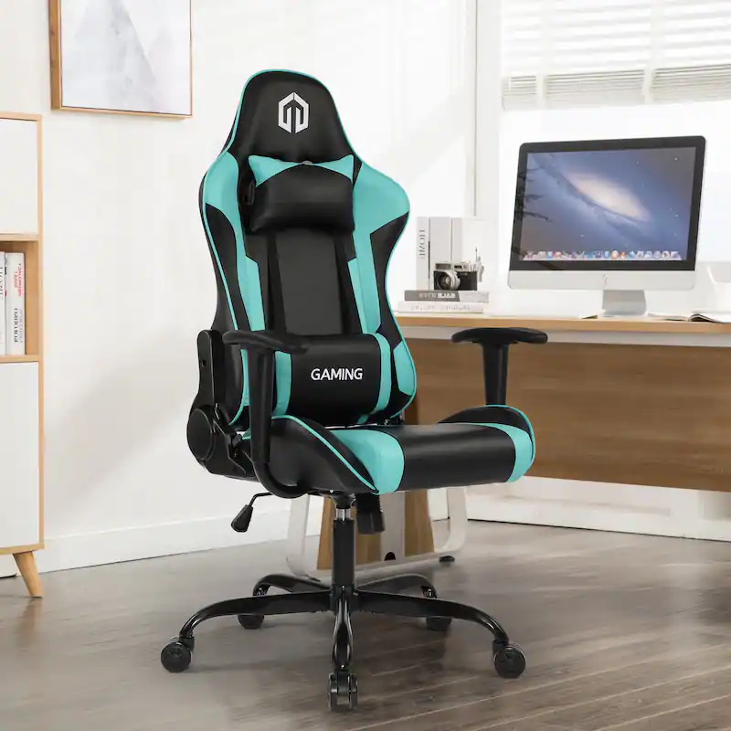 Leather Gaming Chair High Back Racing Game Executive Swivel Chair