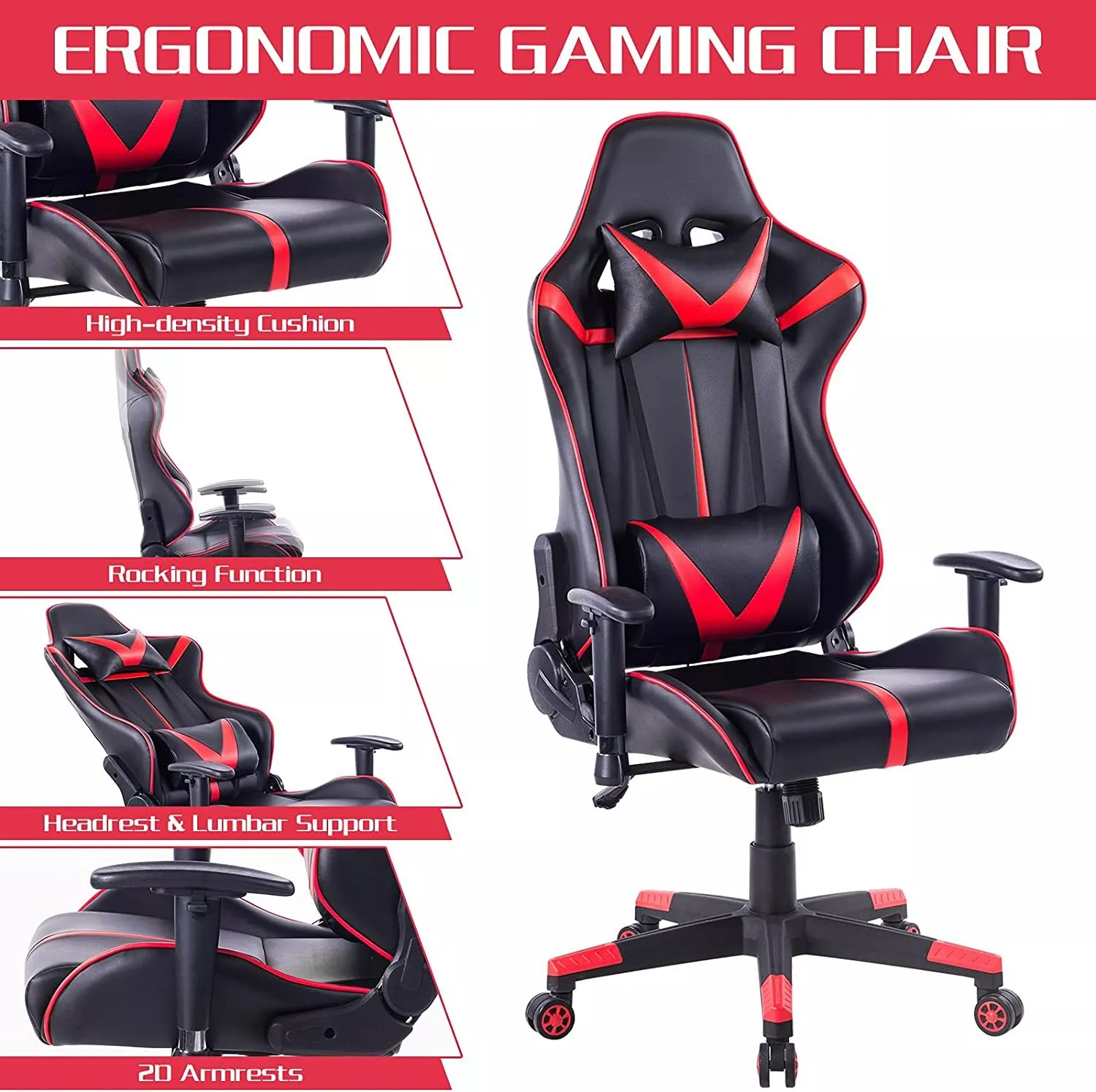 Adjustable Gaming Chair for Study Office