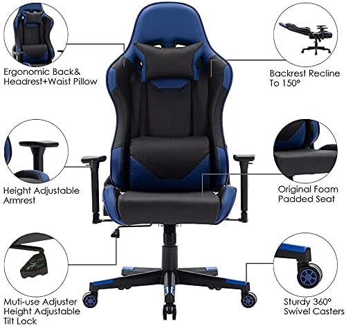 Ergonomic Adjustable Office Chair Racing Gaming Chair