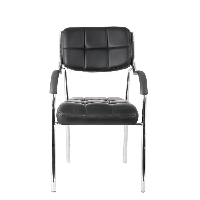 Heavy Duty Metal Frame Office/Visitor Chair with Arms