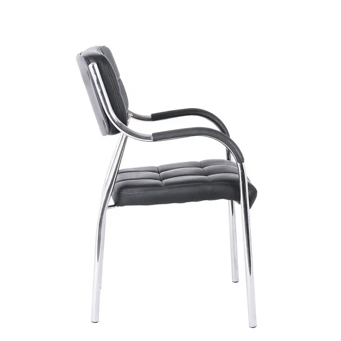 Heavy Duty Metal Frame Office/Visitor Chair with Arms