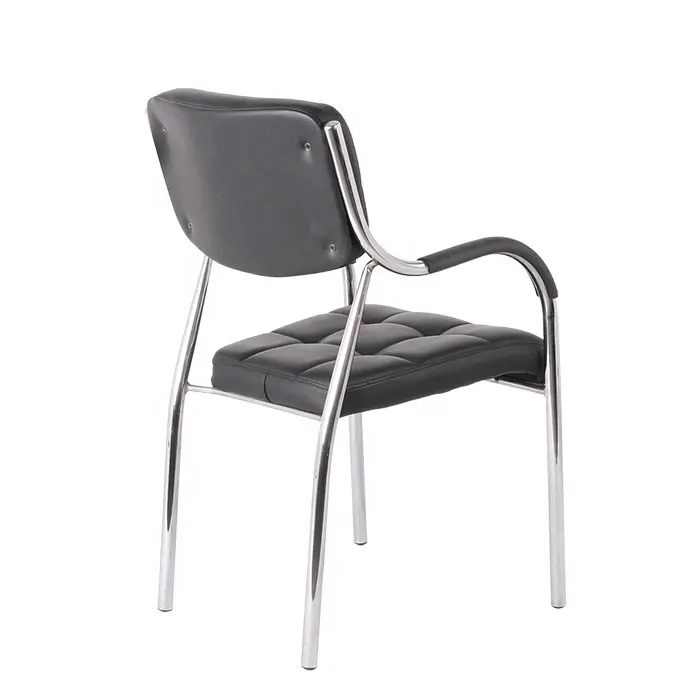 Heavy Duty Metal Frame Office/Visitor Chair with Arms