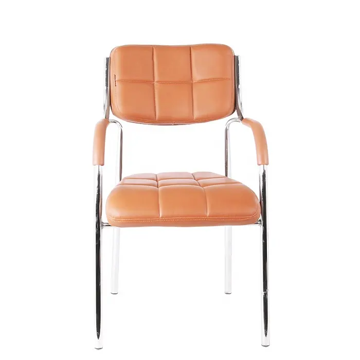 Heavy Duty Metal Frame Office/Visitor Chair with Arms