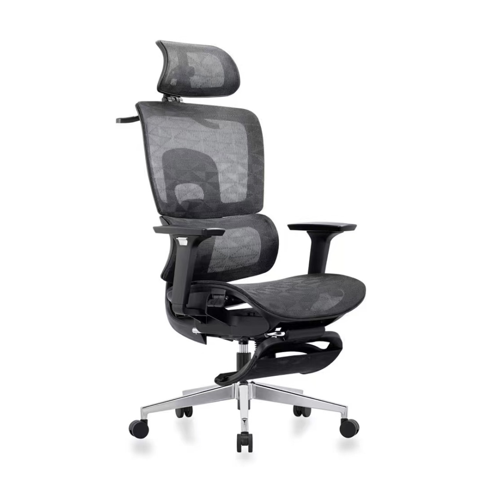Ultimate Reclining Ergonomic Mesh Office Chair With Lumbar Support And Footrest Ergonomic chair