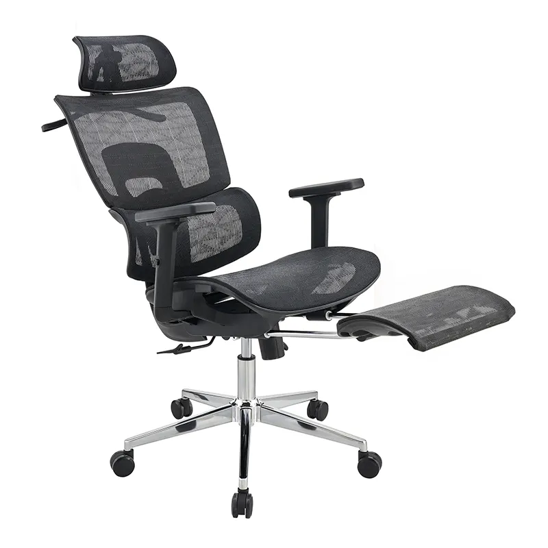 Ultimate Reclining Ergonomic Mesh Office Chair With Lumbar Support And Footrest Ergonomic chair