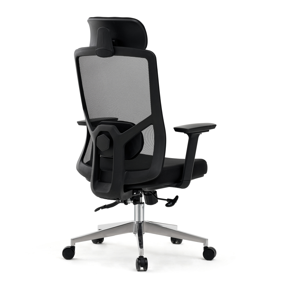 Ergonomic Office Chair with Adjustable Headrest and Lumbar Support