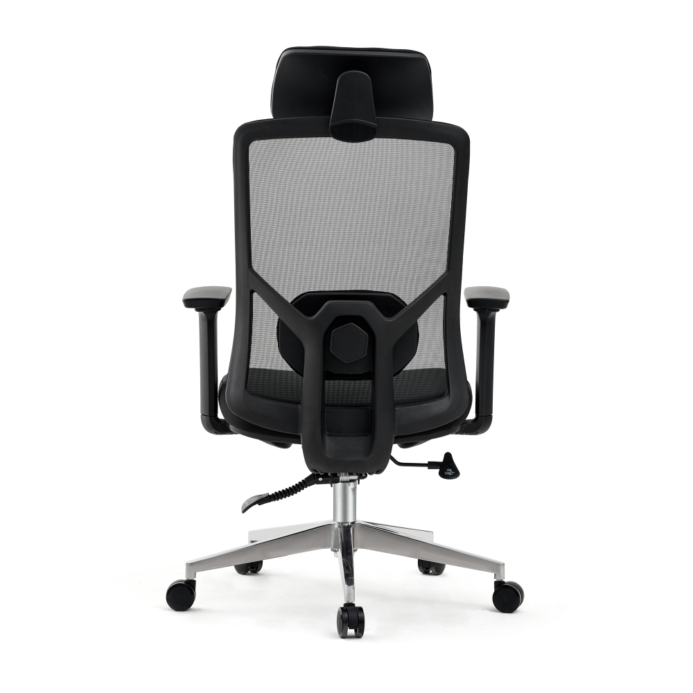 Ergonomic Office Chair with Adjustable Headrest and Lumbar Support