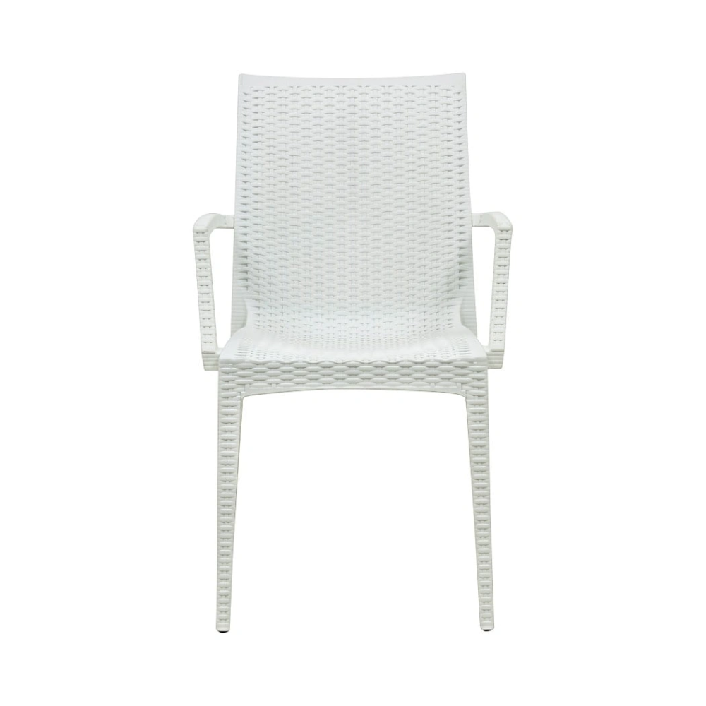 Mace Outdoor Polypropylene Dining Arm Chair