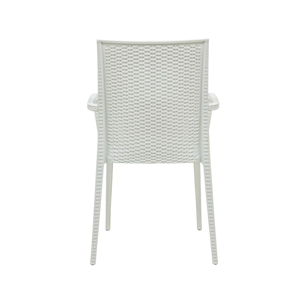 Mace Outdoor Polypropylene Dining Arm Chair