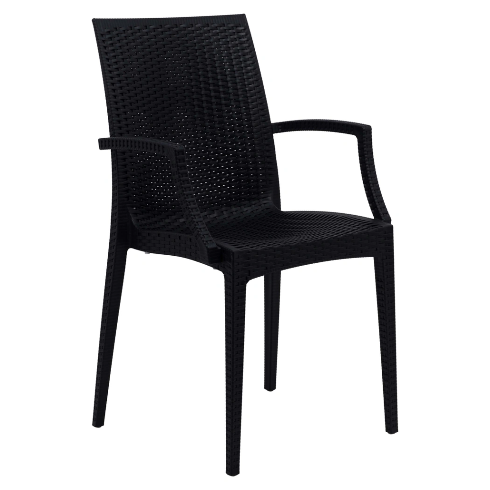 Mace Outdoor Polypropylene Dining Arm Chair
