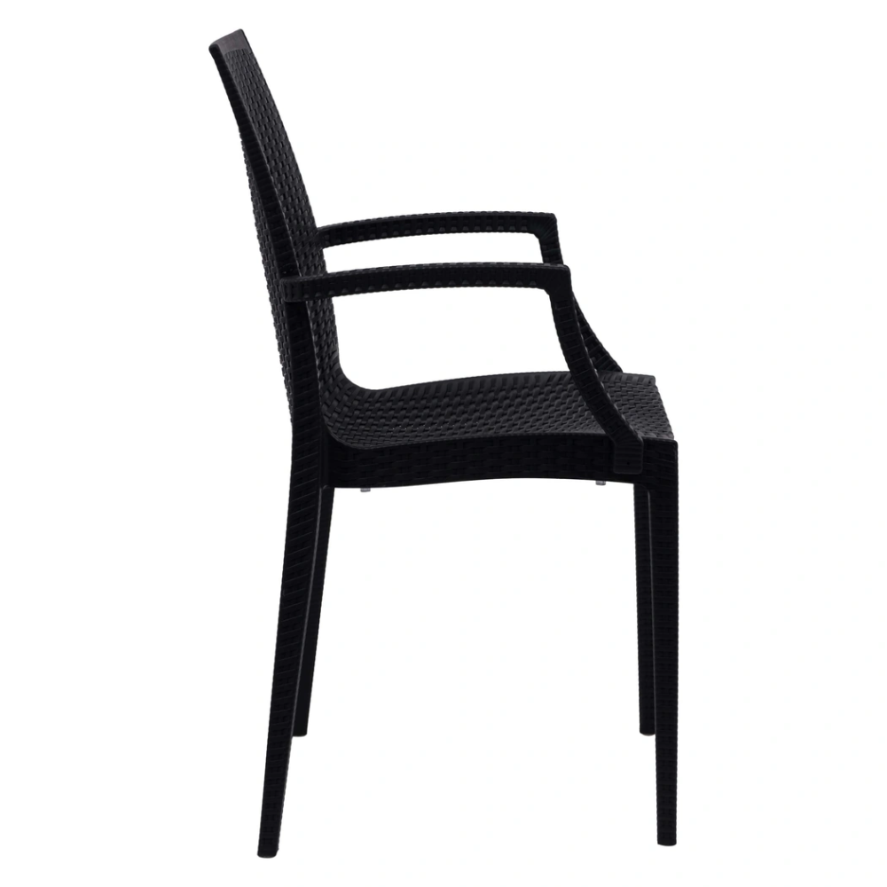 Mace Outdoor Polypropylene Dining Arm Chair