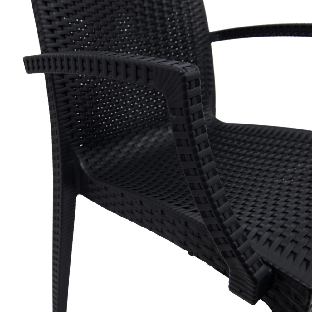 Mace Outdoor Polypropylene Dining Arm Chair