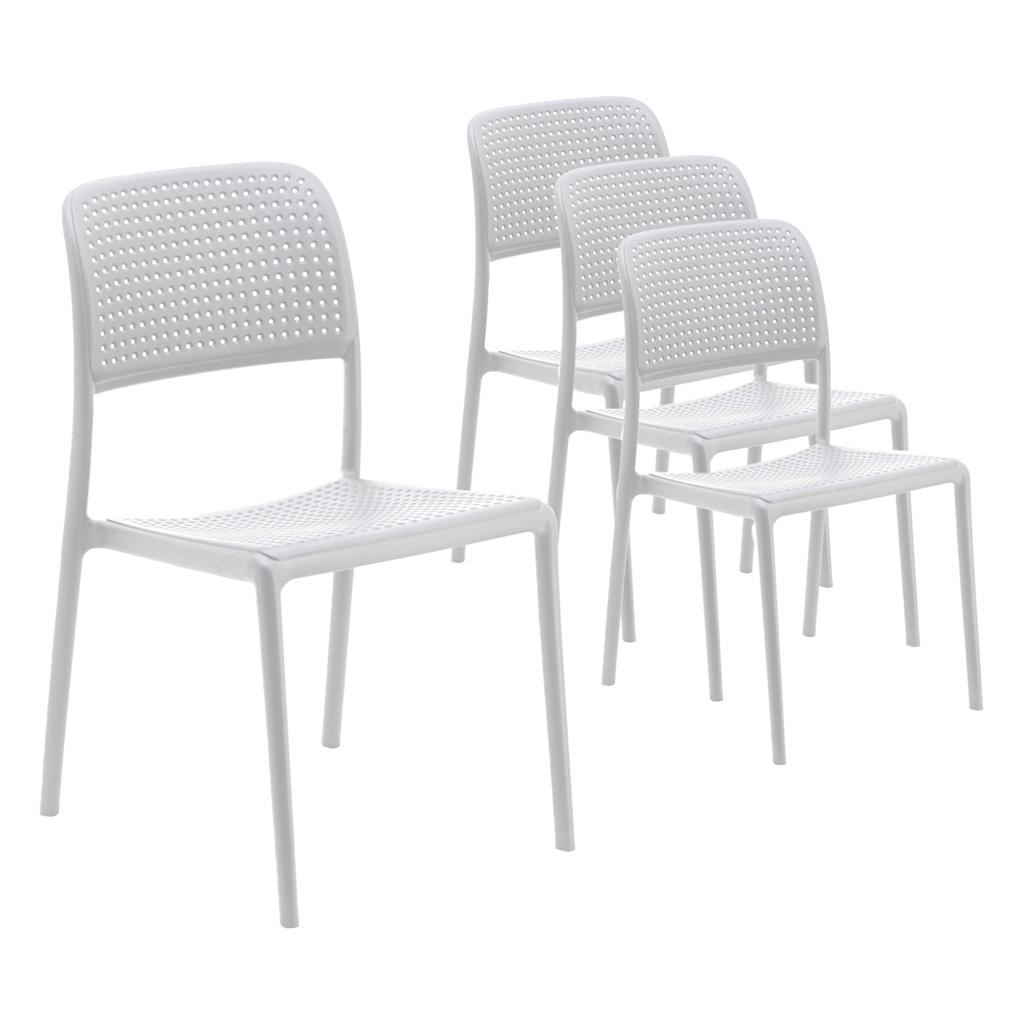 Bora Outdoor Stacking Dining Side Chair