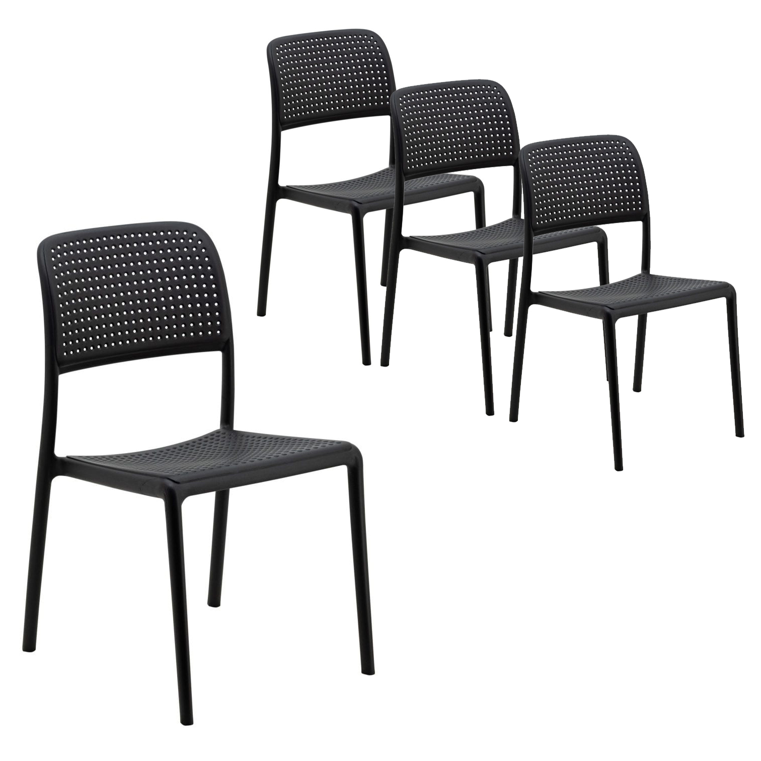 Bora Outdoor Stacking Dining Side Chair
