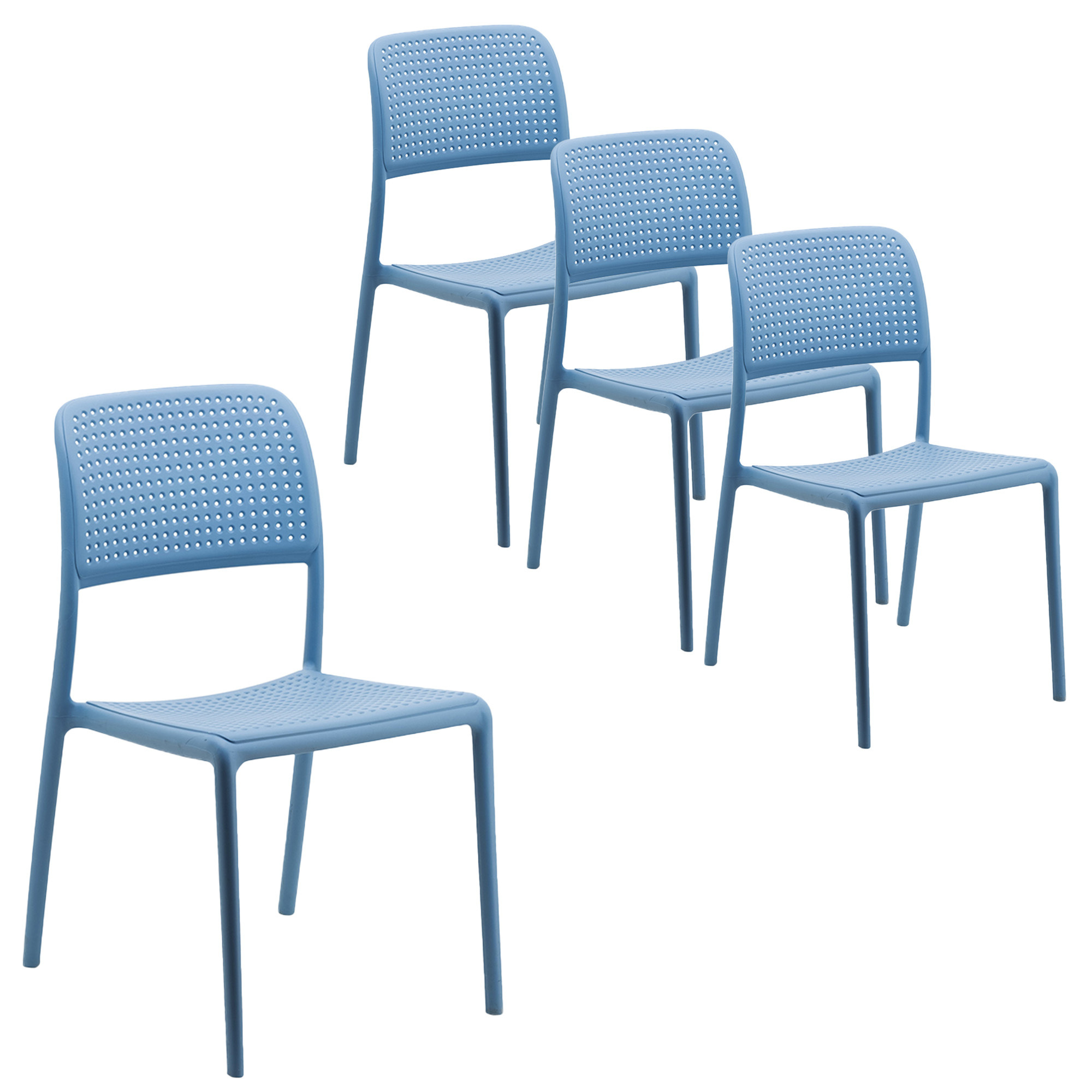 Bora Outdoor Stacking Dining Side Chair