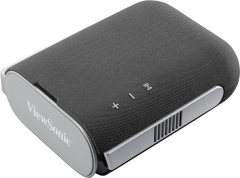 ViewSonic M1E Max 1080p Smart LED Portable Projector with Built-in Google TV