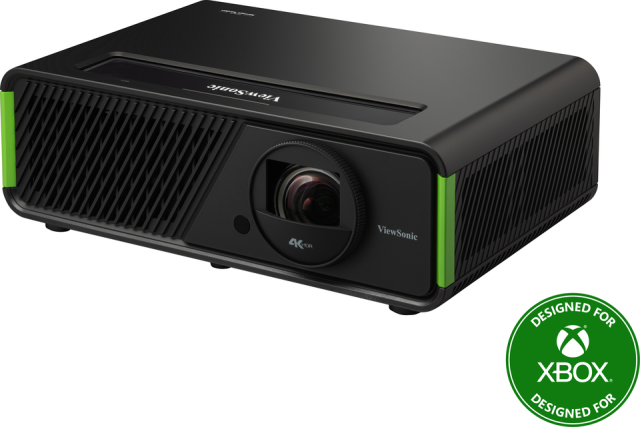 ViewSonic X2-4K Pro 4K HDR Short Throw Smart LED Home Projector​ with Built-in Google TV