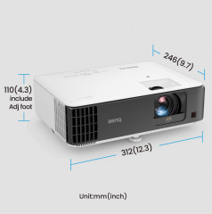 BenQ TK700ST | 4K HDR 3000lm Short Throw Casual Gaming Projector with 4.16 ms Low Input Lag