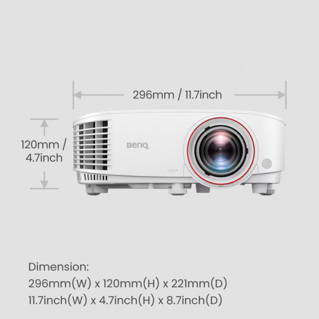 BenQ TH671ST | 1080p 3000lm Short Throw Home Theater Projector