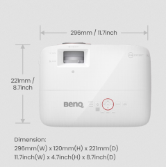 BenQ TH671ST | 1080p 3000lm Short Throw Home Theater Projector