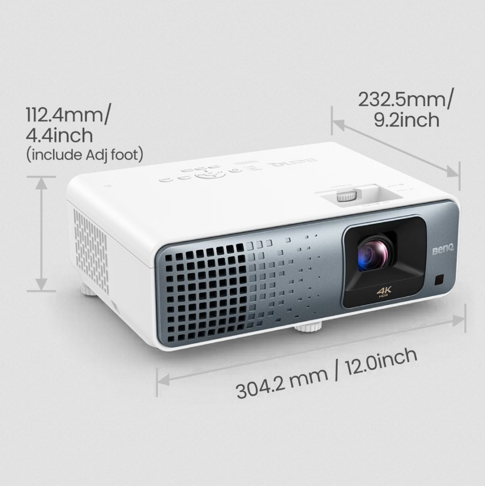 BenQ TK710｜4K 3200lm Laser Casual Gaming Projector with 4.16 ms Input Lag