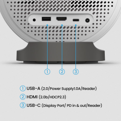 BenQ GV31 | 1080p Portable Smart Projector with Extra Bass & Wireless Speaker Mode