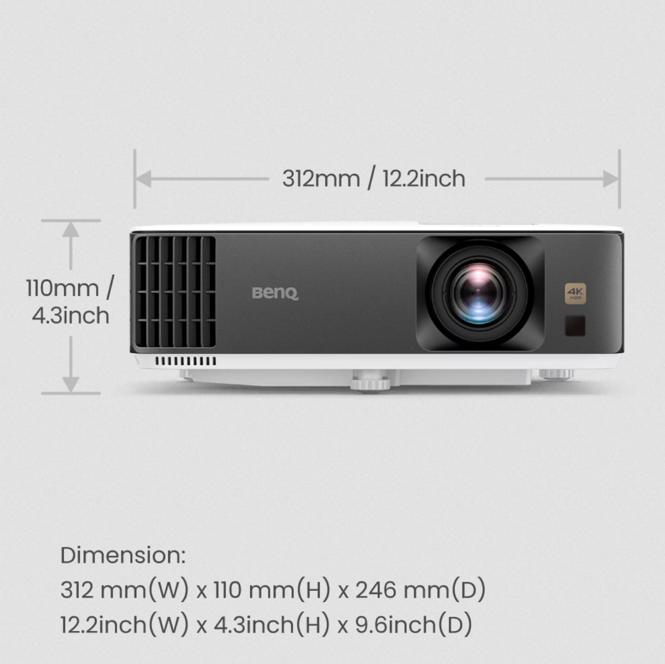 BenQ TK700 | 4K HDR 3200lm  Console Gaming Projector