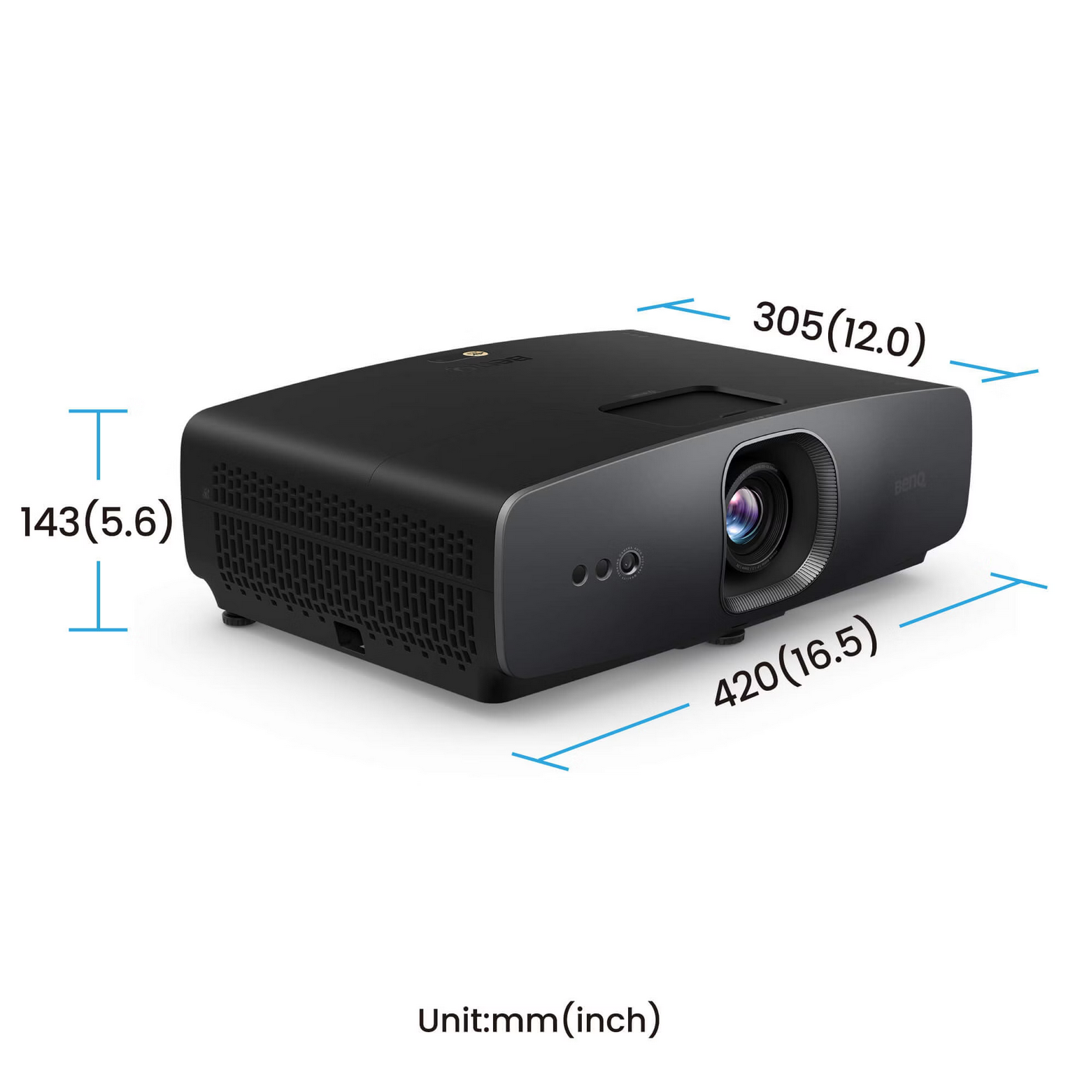 BenQ W2720i | 4K 2500lm LED Home Theatre Projector with Delta E<3 Colour Accuracy and AI Enhanced Picture