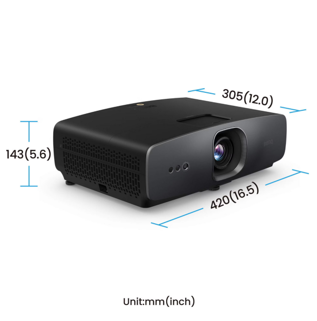BenQ W2720i | 4K 2500lm LED Home Theatre Projector with Delta E<3 Colour Accuracy and AI Enhanced Picture