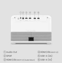 BenQ GP500 | 4K HDR LED Smart Home Theater Projector with 360˚ Sound Field