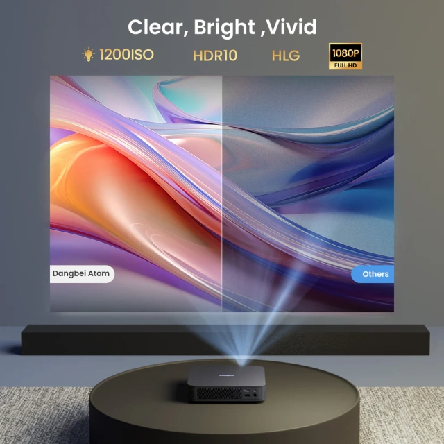 Dangbei Atom First Google TV™ Mini Laser Projector Designed by Dangbei