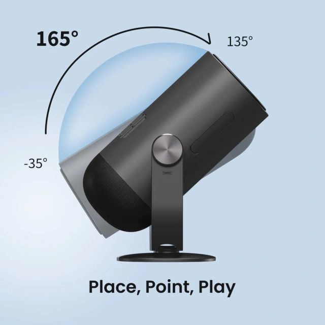 Dangbei Freedo Portable Google TV Projector with Ultimate Viewing Freedom
