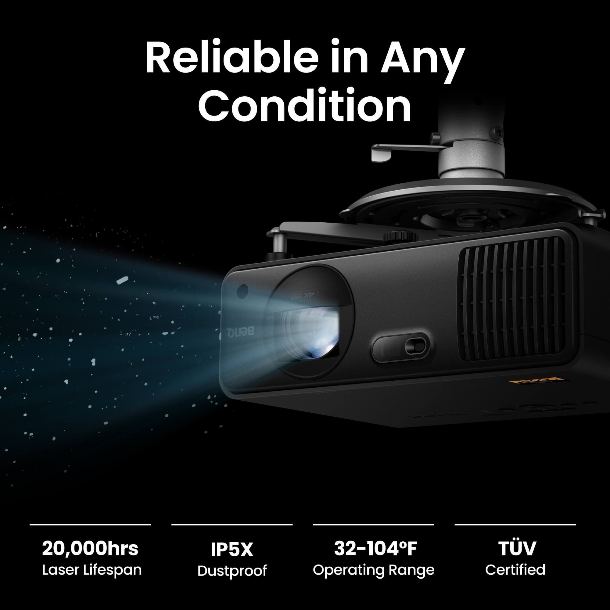 BenQ AH700ST 4000-Lumen Short Throw 1080P Laser Golf Simulator Projector