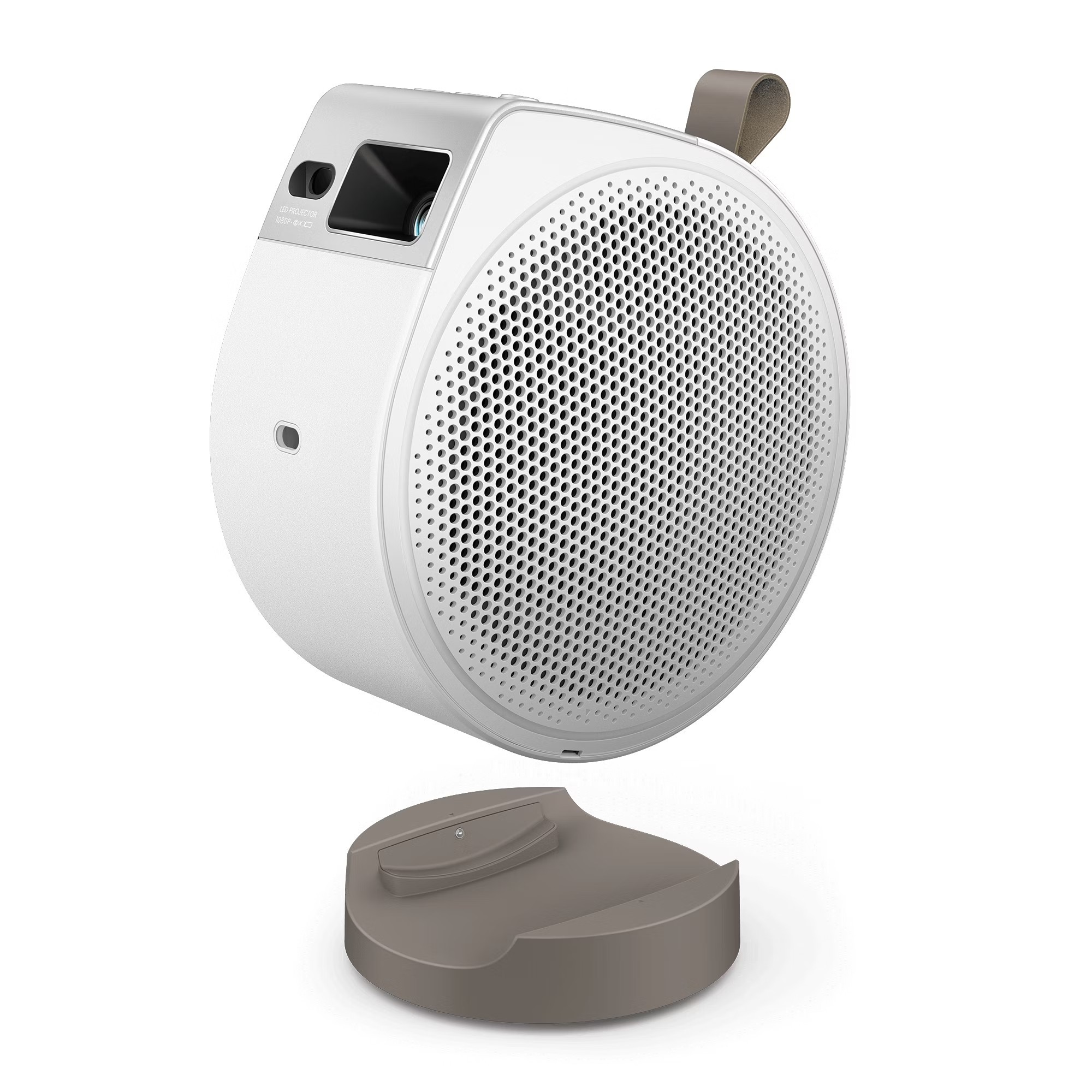 GV32 | 1080p 500lm LED Portable Projector for Bedside Ceiling Projection with Google TV