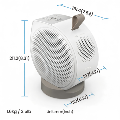 GV32 | 1080p 500lm LED Portable Projector for Bedside Ceiling Projection with Google TV
