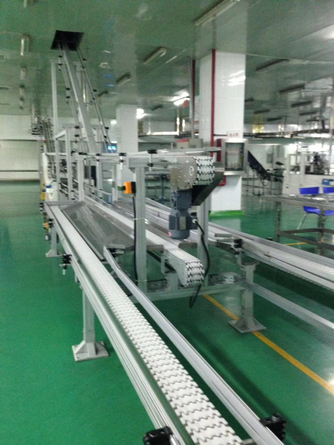 Flexible Conveyor for Easy Installation and Mobility /Flexible Top Chain