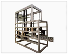 Juxin Continuous Lift Conveyor with Rubber Block Chain Horizontal and Vertical Transfer Goods
