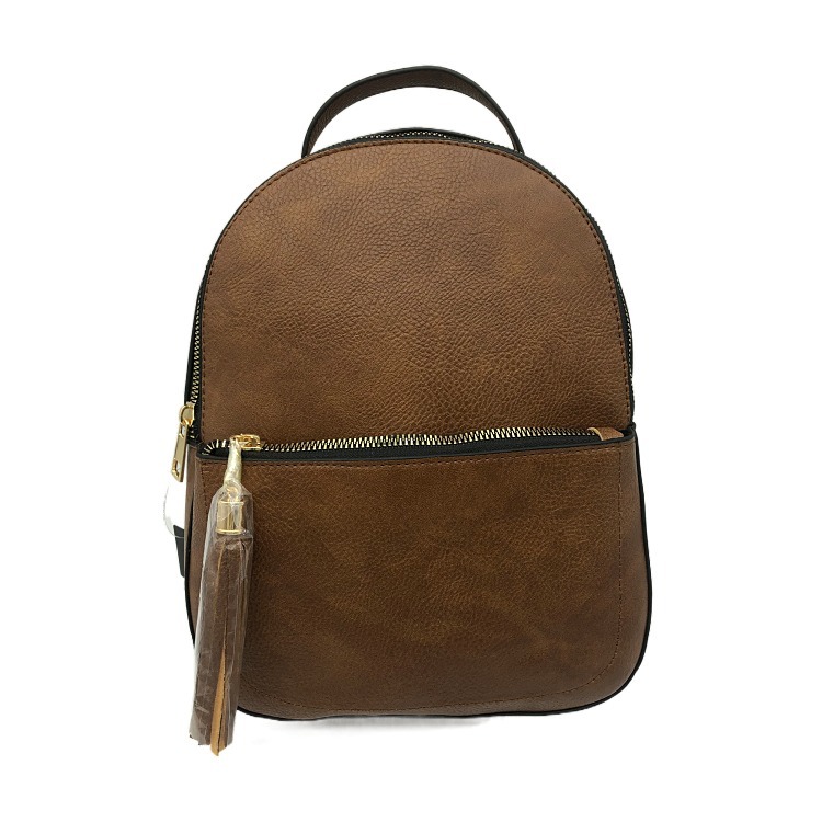 Cognac PU backpack