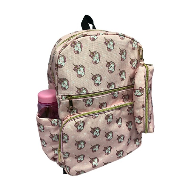 Kids backpack with bottle