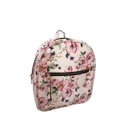 Floral PU backpack
