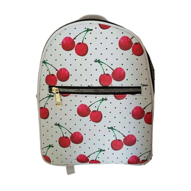 Printing PU Lether Backpack