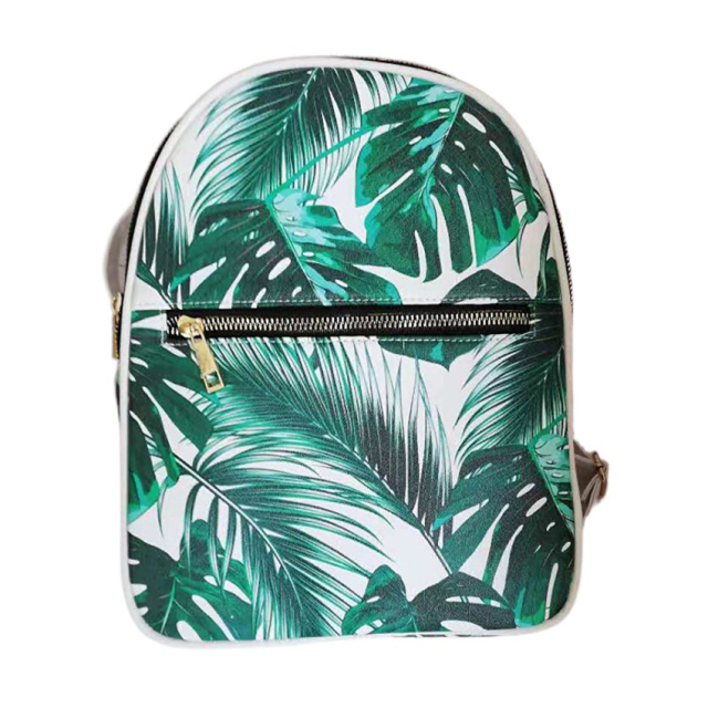 Printing PU Lether Backpack