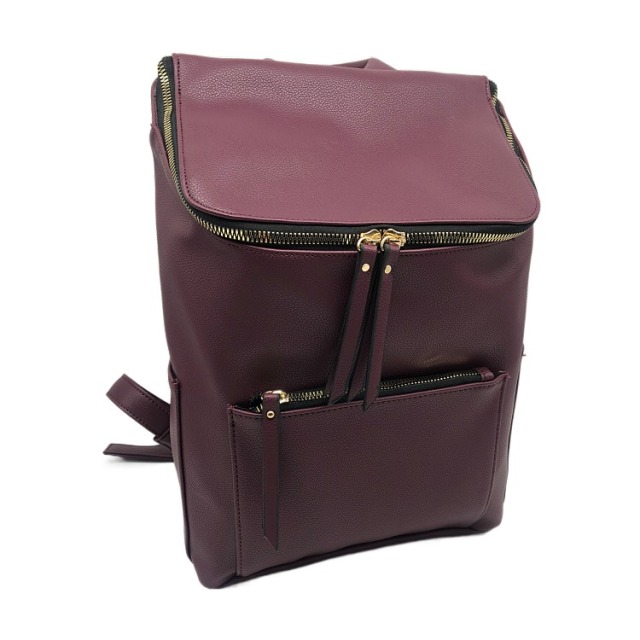 Zipper pocket backpack