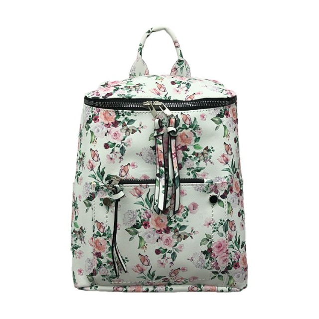 Zipper pocket backpack