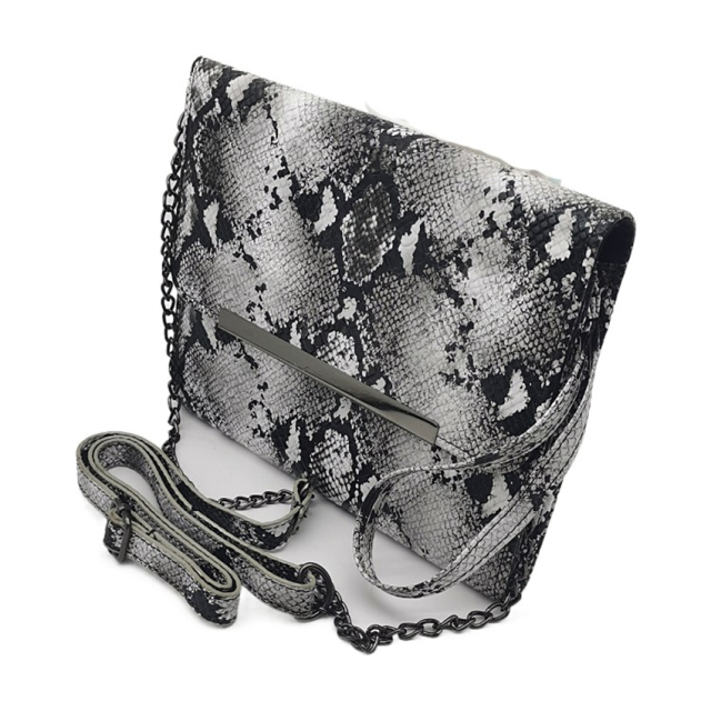 Metal Buckles Crossbody Bag